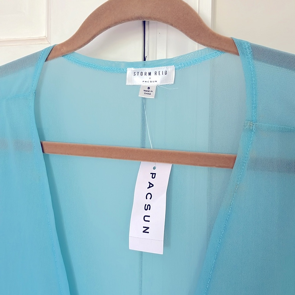 Summerful aqua bikini(s) and matching Pacsun Coverup - Picture 6 of 7